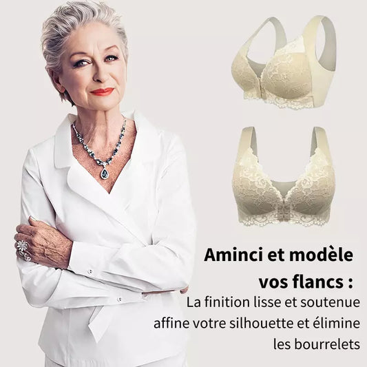 (PACK DE 3) Soutien-gorge Sans Fil Galbant Avec Fermeture Frontale