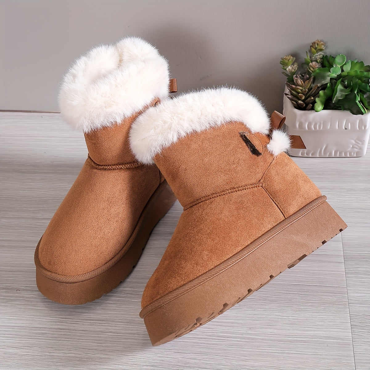 Bottines Vienna En Peluche Confortables & Chaudes