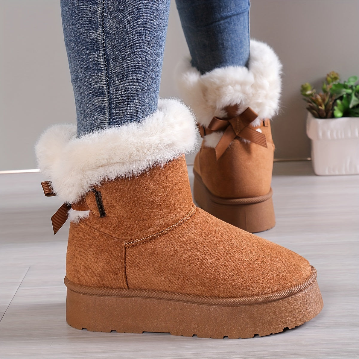 Bottines Vienna En Peluche Confortables & Chaudes