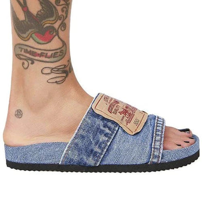 Sandales Melony En Denim Élégantes & Confortables