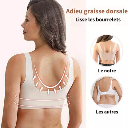 (PACK DE 3) Soutien-gorge Sans Fil Galbant Avec Fermeture Frontale