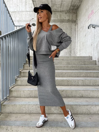 Ensemble Alina Robe & Sweat-shirt