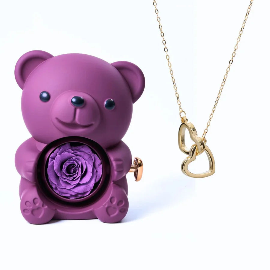 Milona™ Oso Eterno y Collar Personalizado